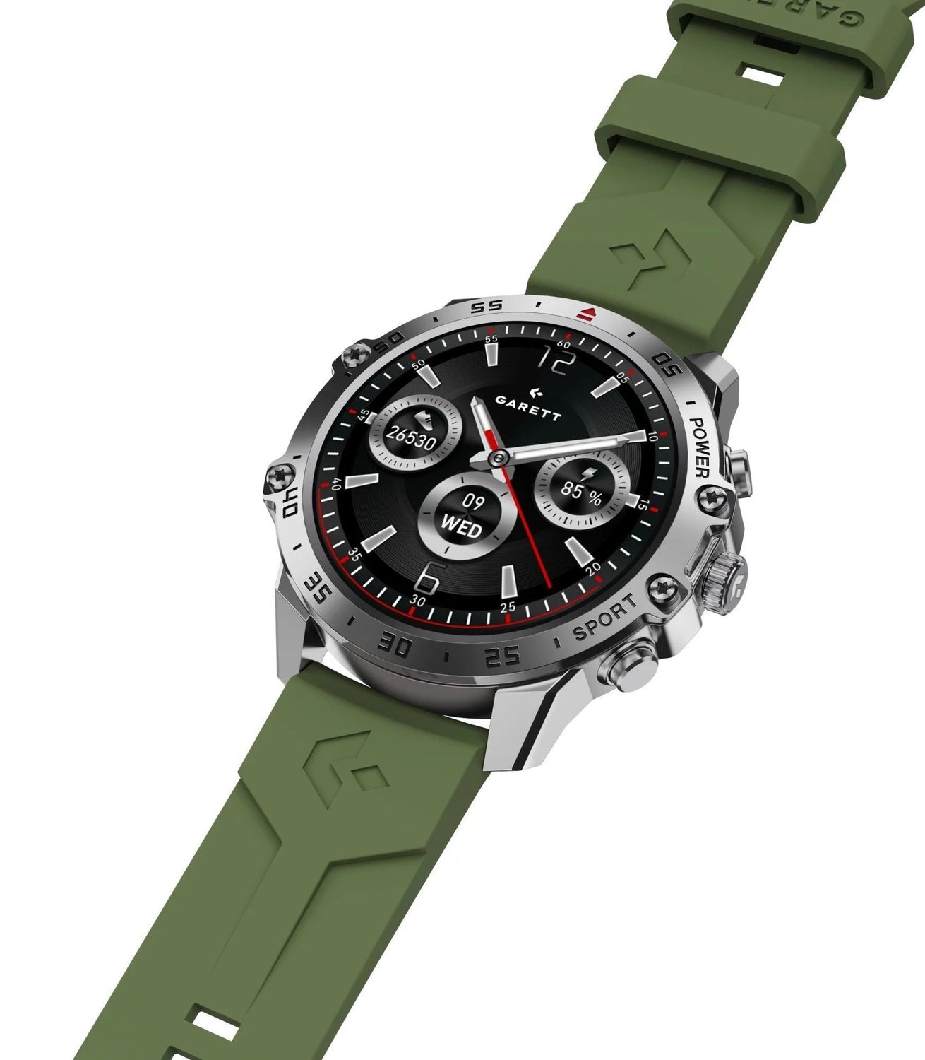 Smartwatch męski Garett V14 srebrny stalowy (5).jpg